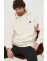 Alpha Industries Mikina Teddy Hoody pánská béžová barva s kapucí s aplikací 118330.16-cream - Pepit.cz