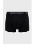 Armani Exchange Boxerky 2-pack pánské černá barva - Pepit.cz