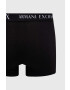 Armani Exchange Boxerky 3-pack pánské černá barva - Pepit.cz