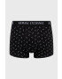 Armani Exchange Boxerky 3-pack pánské černá barva - Pepit.cz