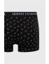 Armani Exchange Boxerky 3-pack pánské černá barva - Pepit.cz