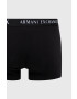 Armani Exchange Boxerky 3-pack pánské černá barva - Pepit.cz