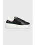 Armani Exchange Kožené sneakers boty XDX108.XV635.00002 černá barva XDX108 XV635 00002 - Pepit.cz