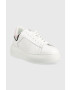 Armani Exchange Kožené sneakers boty XDX108.XV635.00152 bílá barva XDX108 XV635 00152 - Pepit.cz