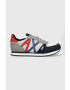 Armani Exchange Sneakers boty XUX017.XCC68.S278 šedá barva XUX017 XCC68 S278 - Pepit.cz