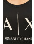 Armani Exchange Bavlněné tričko tmavomodrá barva - Pepit.cz