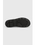 Birkenstock Kožené kotníkové boty Highwood dámské černá barva na plochém podpatku 1025781 - Pepit.cz