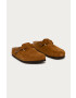 Birkenstock Kožené pantofle Boston pánské hnědá barva 1009542 - Pepit.cz