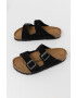 Birkenstock Kožené pantofle Arizona pánské černá barva 1020735.BLACK-BLACK - Pepit.cz