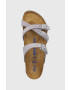 Birkenstock Kožené pantofle Franca SFB dámské fialová barva 1024270 - Pepit.cz