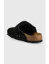 Birkenstock Kožené pantofle Nagoya pánské černá barva 1020413 - Pepit.cz