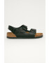 Birkenstock Kožené sandály Milano 34191.Milano-Black - Pepit.cz