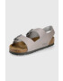 Birkenstock Kožené sandály Milano pánské béžová barva - Pepit.cz