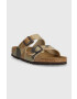 Birkenstock Pantofle ARIZONA SFB pánské zelená barva 1024651 - Pepit.cz