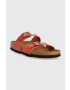 Birkenstock Pantofle Sydney dámské červená barva 1026162 - Pepit.cz