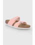 Birkenstock Pantofle Sydney dámské oranžová barva - Pepit.cz