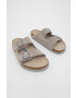 Birkenstock Semišové pantofle šedá barva - Pepit.cz