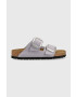 Birkenstock Semišové pantofle Arizona Big Buckle dámské fialová barva 1024090 1024090-PurFog - Pepit.cz