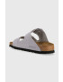 Birkenstock Semišové pantofle Arizona Big Buckle dámské fialová barva 1024090 1024090-PurFog - Pepit.cz