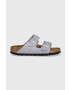 Birkenstock Semišové pantofle Arizona SFB dámské fialová barva 1024241 1024241-PurpleFog - Pepit.cz