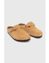 Birkenstock Semišové pantofle Boston pánské béžová barva 1026181 - Pepit.cz