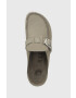 Birkenstock Semišové pantofle Buckley dámské šedá barva 1023649 - Pepit.cz