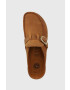 Birkenstock Semišové pantofle Buckley dámské hnědá barva 1024028 - Pepit.cz