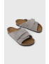 Birkenstock Semišové pantofle KYOTO pánské černá barva 1020388 - Pepit.cz