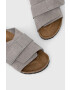 Birkenstock Semišové pantofle KYOTO pánské černá barva 1020388 - Pepit.cz