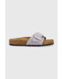 Birkenstock Semišové pantofle Madrid Big Buckle - Pepit.cz