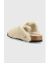 Birkenstock Vlněné pantofle Arizona Bb Shearling dámské šedá barva - Pepit.cz