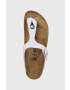 Birkenstock Žabky Gizeh dámské fialová barva na plochém podpatku 1025369 - Pepit.cz