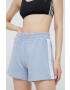 Calvin Klein Jeans Bavlněné šortky dámské s aplikací high waist - Pepit.cz