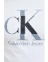 Calvin Klein Jeans Košile černá barva relaxed s klasickým límcem - Pepit.cz