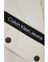 Calvin Klein Jeans Dětská bunda bílá barva - Pepit.cz