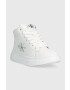 Calvin Klein Jeans Dětské sneakers boty bílá barva - Pepit.cz