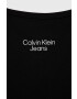 Calvin Klein Jeans Dětský top černá barva - Pepit.cz