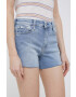 Calvin Klein Jeans Džínové šortky dámské hladké medium waist - Pepit.cz