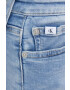 Calvin Klein Jeans Džínové šortky dámské hladké medium waist - Pepit.cz