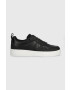 Calvin Klein Jeans Kožené sneakers boty BASKET CUPSOLE LACEU černá barva YW0YW01050 - Pepit.cz