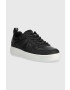 Calvin Klein Jeans Kožené sneakers boty BASKET CUPSOLE LACEU černá barva YW0YW01050 - Pepit.cz