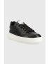 Calvin Klein Jeans Kožené sneakers boty CHUNKY CUPSOLE BADGE černá barva YW0YW00926 - Pepit.cz