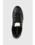 Calvin Klein Jeans Kožené sneakers boty CHUNKY CUPSOLE BADGE černá barva YW0YW00926 - Pepit.cz