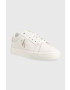 Calvin Klein Jeans Kožené sneakers boty CLASSIC CUPSOLE FLUO CONTRAST WN bílá barva YW0YW00912 - Pepit.cz