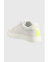 Calvin Klein Jeans Kožené sneakers boty CLASSIC CUPSOLE FLUO CONTRAST WN bílá barva YW0YW00912 - Pepit.cz