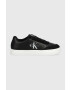 Calvin Klein Jeans Kožené sneakers boty Classic Cupsole Laceup - Pepit.cz