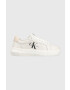 Calvin Klein Jeans Kožené sneakers boty YW0YW00823 CHUNKY CUPSOLE MONOLOGO W - Pepit.cz