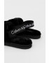 Calvin Klein Jeans Pantofle Home Slipper Fakefur Elastic černá barva - Pepit.cz