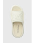 Calvin Klein Jeans Pantofle HYBRID SANDAL HIGH/LOW FREQ WN dámské bílá barva na platformě YW0YW00978 - Pepit.cz