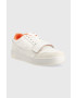 Calvin Klein Jeans Sneakers boty BASKET CUPSOLE VELCRO SOFTNY bílá barva YM0YM00609 - Pepit.cz